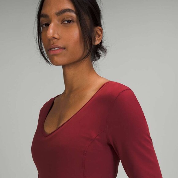 Lululemon Align Long Sleeve Shirt Mulled Wine Size 8 - Picture 5 of 5